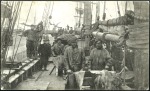 Stamp of Russia » Ship Mail 1915 Picture postcard of seal trappers at Archange