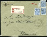 Stamp of Russia » Ship Mail » Ship Mail in the sea of Japan 1914 Envelope sent registered to Vladivostok with 
