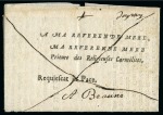 Stamp of France Franchise des Carmélites 1732 et 1791 Deux lettres
