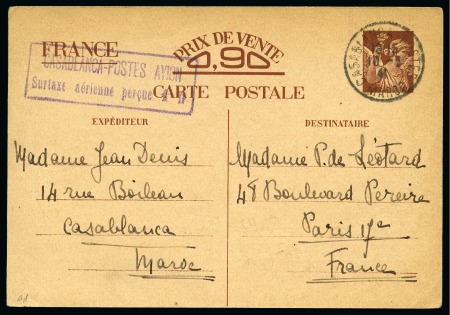 Stamp of Colonies françaises » Colonies Francaise Collections et Lots AFRIQUE DU NORD: 1839-1951 Lot de 34 lettres/entie