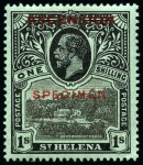 Stamp of Ascension COLLECTIONS: 1922-46, SPECIMENS complete group unt