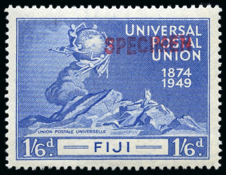 Stamp of Fiji 1949 UPU complete mint set of four all showing SPE