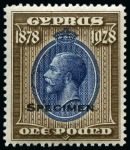 Stamp of Cyprus COLLECTIONS: 1881-1961, Mint collection on stockpa