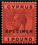 Stamp of Cyprus COLLECTIONS: 1881-1961, Mint collection on stockpa