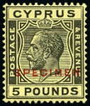 Stamp of Cyprus COLLECTIONS: 1881-1961, Mint collection on stockpa