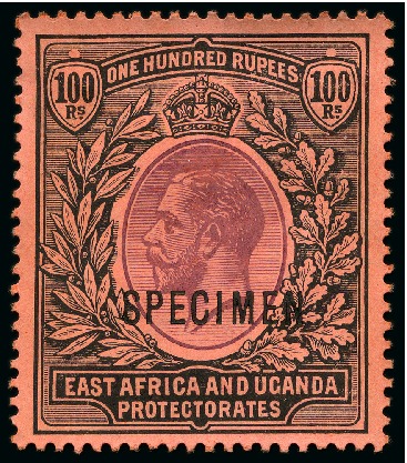 Stamp of Kenya, Uganda and Tanganyika » Kenya, Uganda and Tanganyika COLLECTIONS: 1890-1921, Mint collection on stock p