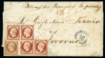 Stamp of Palestine and Holy Land » Palestine French Levant Offices CONSTANTINOPLE Lettre du 4ème échelon de poids pou