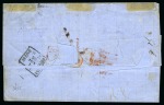 Stamp of Palestine and Holy Land » Palestine French Levant Offices CONSTANTINOPLE Lettre datée de Taganrog, Russie, p