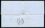 Stamp of Palestine and Holy Land » Palestine French Levant Offices CONSTANTINOPLE Lettre pour Marseille avec un bloc 