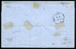 Stamp of Palestine and Holy Land » Palestine French Levant Offices CONSTANTINOPLE 1871-74, Lot de 3 lettres : une pou
