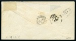 Stamp of Palestine and Holy Land » Palestine French Levant Offices CONSTANTINOPLE 1871-74, Lot de 3 lettres : une pou