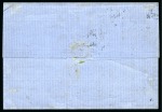 Stamp of Palestine and Holy Land » Palestine French Levant Offices CONSTANTINOPLE Lettre pour Messine avec 20c Bordea