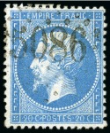 Stamp of Palestine and Holy Land » Palestine French Levant Offices GALLIPOLI Lot de 3 pièces obl. PC3767 : 5c Empire 