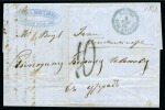 Stamp of Palestine and Holy Land » Palestine French Levant Offices TULSCHA Lettre pour Constantinople avec rare càd p