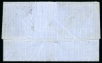 Stamp of Palestine and Holy Land » Palestine French Levant Offices SALONIQUE Deux lettres pour Marseille, une avec ba