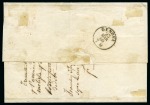 Stamp of Palestine and Holy Land » Palestine French Levant Offices SALONIQUE Lettre pour Gênes en Italie affranchie à