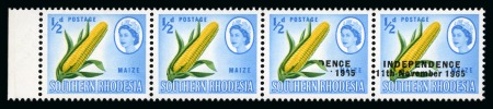 Stamp of Rarities of the World RHODESIA (UDI)
1966 Independence 1/2d "Maize" i