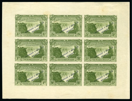 Stamp of Rhodesia RHODESIA1905 Victoria Falls Waterlow sample im