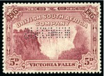 Stamp of Rarities of the World RHODESIA

1905 Victoria Falls Waterlow 5d SPECIM