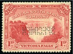 Stamp of Rarities of the World RHODESIA

1905 Victoria Falls complete set of si