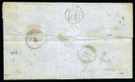 Stamp of Palestine and Holy Land » Palestine French Levant Offices CONSTANTINOPLE Lettre du 2è échelon de poids du 17