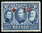 Stamp of Belgium 1849-2011, Attractive mint archive stock in 8 albu