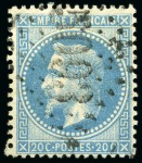 Stamp of Palestine and Holy Land » Palestine French Levant Offices METELIN Quatre timbres obl. GC5093 de Metelin : 20