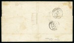 Stamp of Palestine and Holy Land » Palestine French Levant Offices RHODES Lettre pour Constantinople avec une bande d