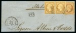 Stamp of Palestine and Holy Land » Palestine French Levant Offices SAMSOUN 20c +80c Empire dentelé obl. GC 5086 sur l