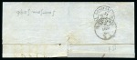 Stamp of Palestine and Holy Land » Palestine French Levant Offices SAMSOUN 20c +80c Empire dentelé obl. GC 5086 sur l