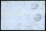 Stamp of Palestine and Holy Land » Palestine French Levant Offices TREBIZONDE Deux 10c Cérès +40c Siège obl. GC 5100 