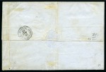 Stamp of Palestine and Holy Land » Palestine French Levant Offices SAMSOUN Rare affranchissement à 1F50 avec trois 10