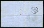 Stamp of Palestine and Holy Land » Palestine French Levant Offices MERSINA Lettre pour Syros avec 10c (touché) +20c E