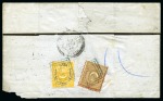 Stamp of Palestine and Holy Land » Palestine French Levant Offices SMYRNE Lettre de Smyrne 06.06.1869 pour Alep avec 