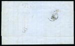 Stamp of Palestine and Holy Land » Palestine French Levant Offices SMYRNE Lot de 6 lettres et un devant: Tricolore en
