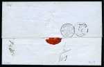 Stamp of Palestine and Holy Land » Palestine French Levant Offices ALEXANDRETTE Lettre datée Alexandrette 15 mai 1853