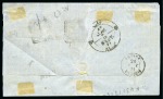 Stamp of Palestine and Holy Land » Palestine French Levant Offices ALEXANDRETTE 1868-71 Lot de 3 lettres dont deux 10
