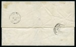 Stamp of Palestine and Holy Land » Palestine French Levant Offices JAFFA Lettre datée Jaffa 17.06.1854 pour Marseille