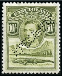 Stamp of Basutoland COLLECTIONS: 1933-66, Mint collection from 1933-47