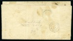 Stamp of Palestine and Holy Land » Palestine French Levant Offices GALATZ Rarissime imprimé de Galatz 01.07.1869 pour
