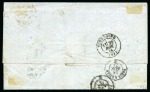 Stamp of Palestine and Holy Land » Palestine French Levant Offices ALEXANDRIE Lettre pour Tourcoing avec 80c Cérès en