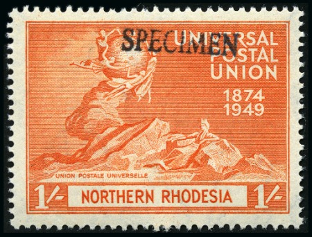 Stamp of Northern Rhodesia 1949 UPU complete mint set of four all showing SPE