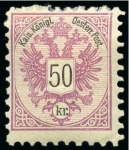 Stamp of Austria 1850-2004, Mint collection in 3 albums, starting w