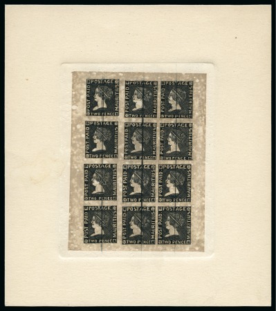 Stamp of Mauritius » 1859 Sherwin Issue (SG 40) 1859 Sherwin 2d in black, plus the unissued 1d in 