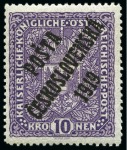 Stamp of Czechoslovakia 1918-2016 CZECHOSLOVAKIA I + II / BOHEMIA & MORAVI