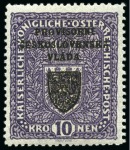 Stamp of Czechoslovakia 1918-2016 CZECHOSLOVAKIA I + II / BOHEMIA & MORAVI
