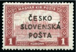 Stamp of Czechoslovakia 1918-2016 CZECHOSLOVAKIA I + II / BOHEMIA & MORAVI