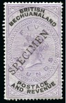 Stamp of Bechuanaland » British Bechuanaland COLLECTIONS: 1888-1960, Mint collection on stockpa