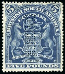 Stamp of Rhodesia COLLECTIONS: 1892-97, Mint/unused group incl. 1896