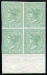 Stamp of Mauritius » Later Issues 1863-72 Crown CC imperforate Imprimaturs on waterm